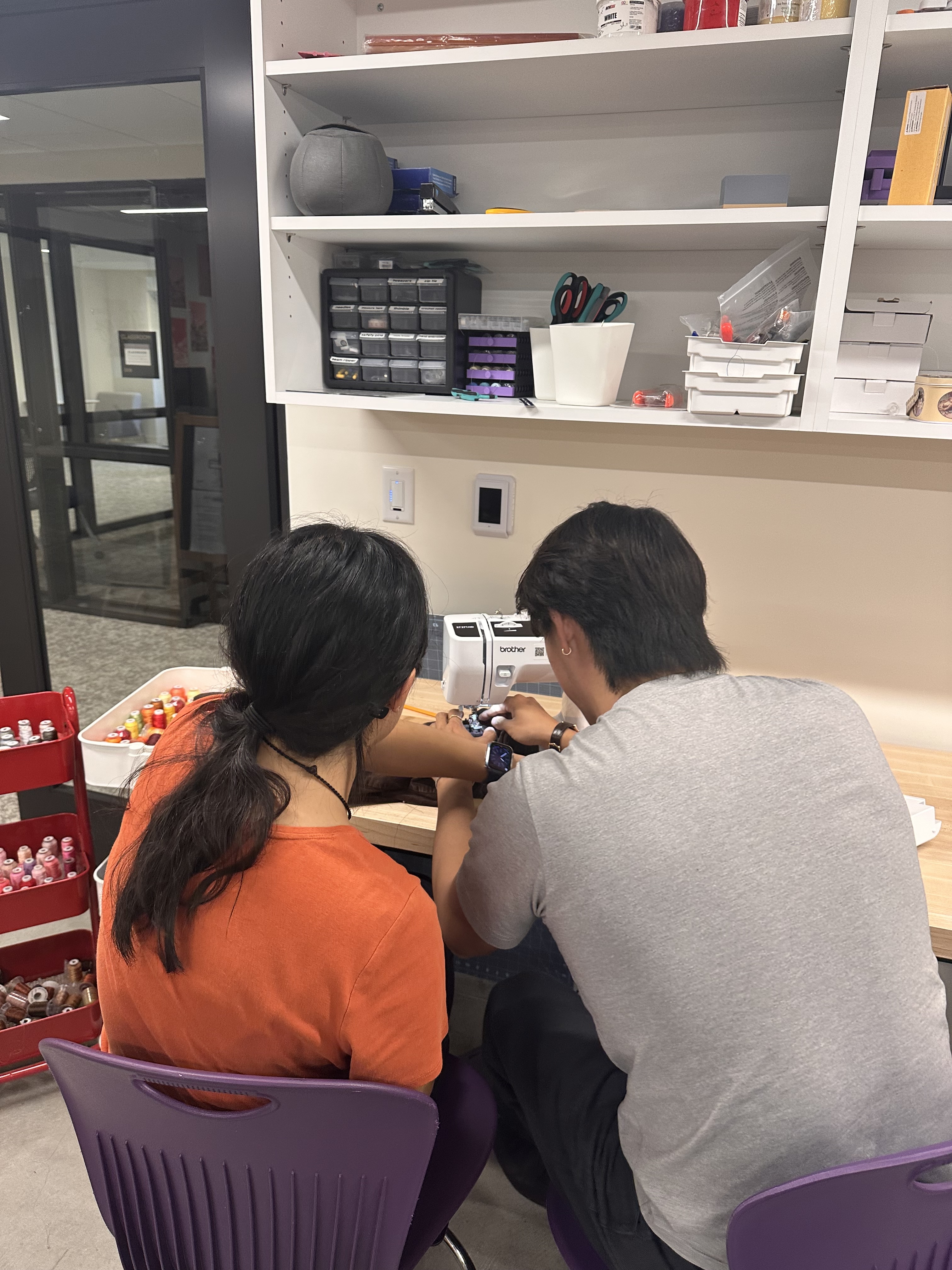 Teaching sewing
